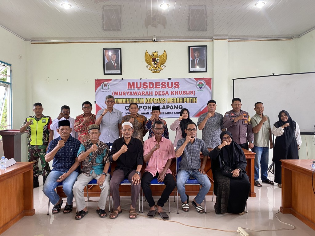 MUSYAWARAH KHUSUS PEMBENTUKAN KOPERASI MERAH PUTIH